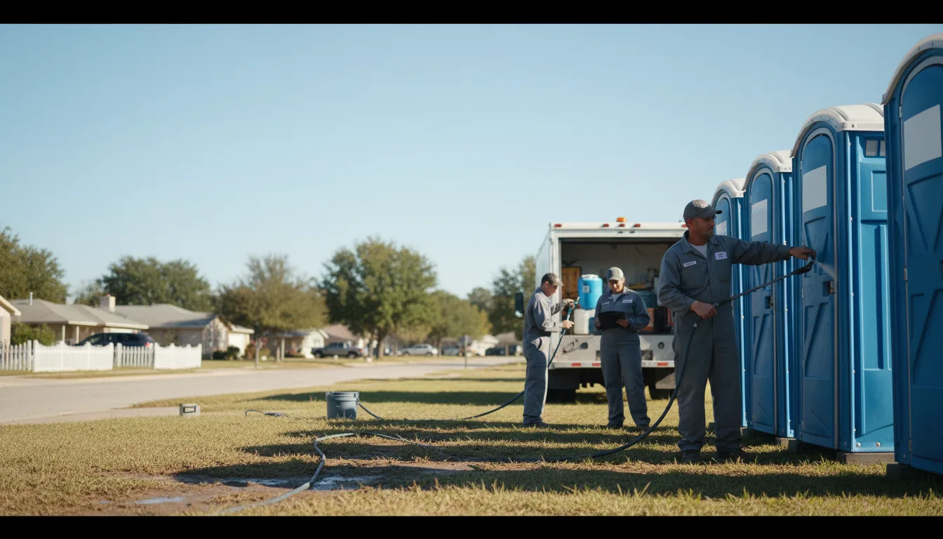 Long-Term Portable Toilet Rental in Nursery, TX near me